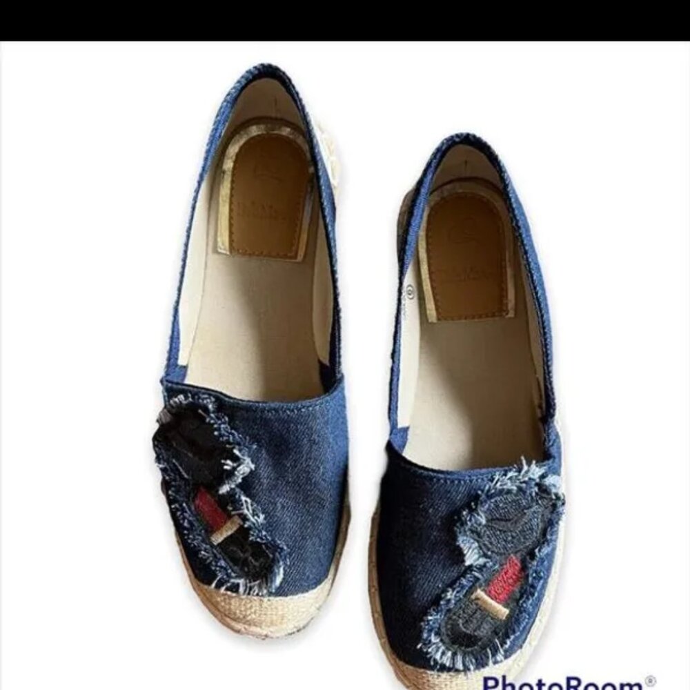 Bella‎ Marie Lip Stick Espadrilles size 6
